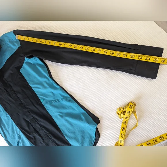 Karl Lagerfeld Long Sleeve Shirt Turquoise Black Made Italy Size 48 Slim Fit. - Picture 6 of 10